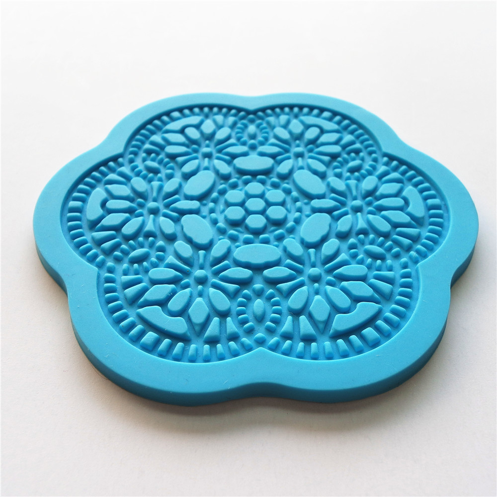 CXLA-002 Silicone Bakeware Tool Cake Decoration Lace Mould