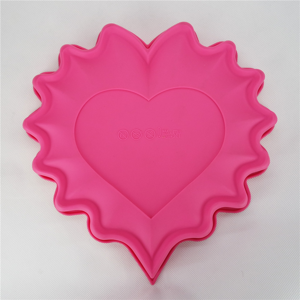 CXKP-2011B	Silicone Bakeware Baking Pan Heart Shape