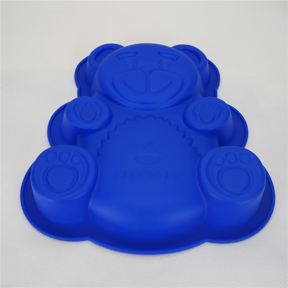 CXKP-2044 Silicone Bakeware - Bear Shape Cake Form