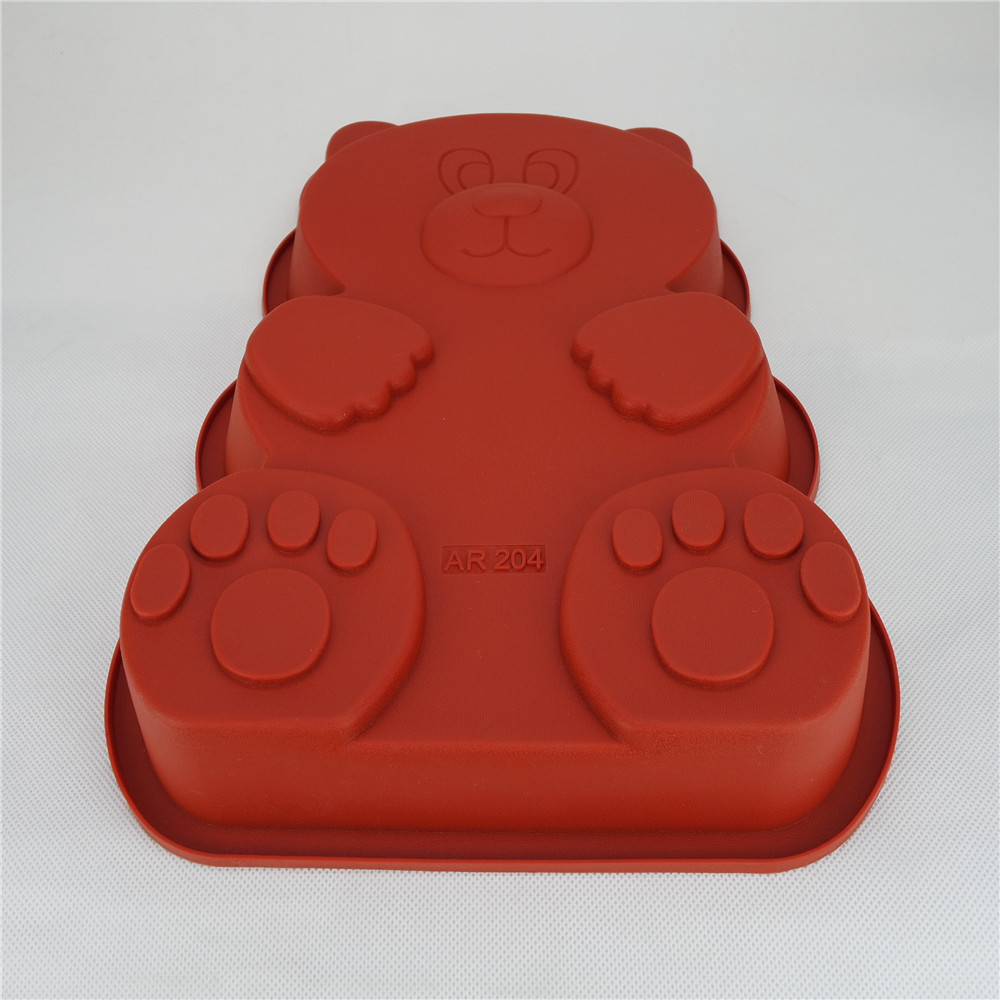 CXKP-2044B Silicone Bakeware - Bear Shape Cake Form