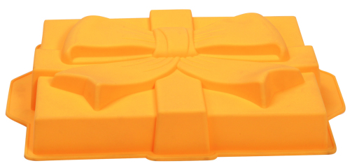 CXKP-2043C	Silicone Bakeware  - Rectangular bowknot Cake Pan