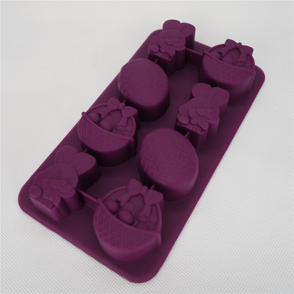 CXIT-5021	Silicone Ice tray-Easter egg and rabbit