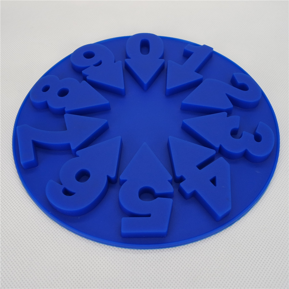 CXCH-003	Silicone Bakeware Chocolate Mould Round Shape With Scale